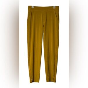 Athleta Brooklyn Mid Rise Ankle Pant SZ 10 Fall Yellow